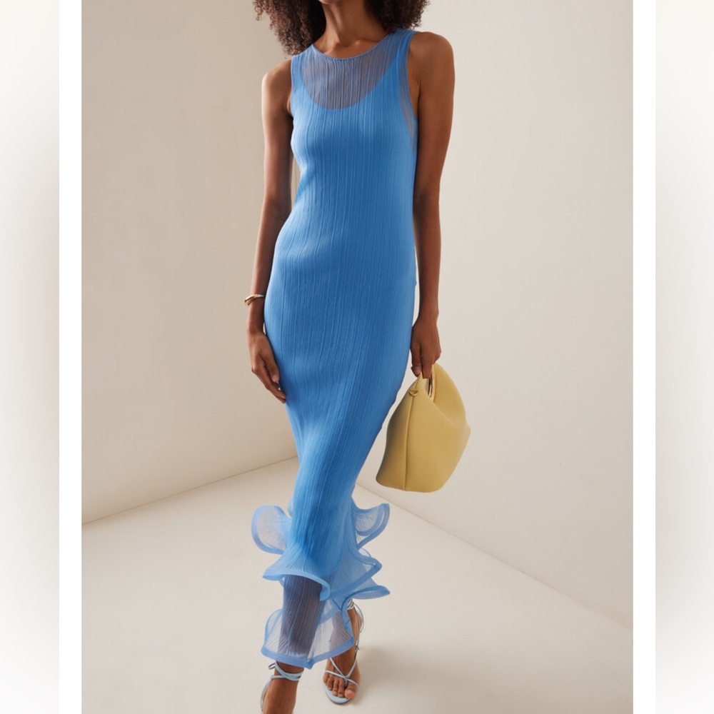 SIMKHAI Daniella dress pacific blue